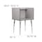 Flash Furniture 53.5 H, 35.75 W X Laminate, Melamine, Steel, Nebula Grey MT-M6221-SGLSC-GREY-GG - alternate 7